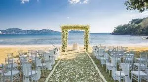 Destination wedding Thailand beach resort event organised by Thai Event Collective